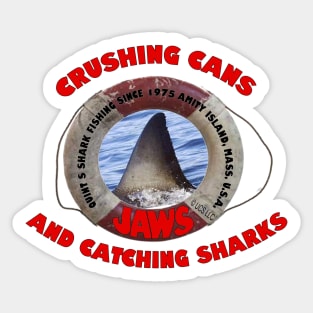 Quint's Can's and Shark Fishing Sticker